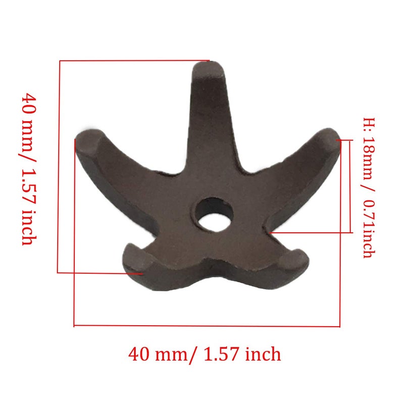 COMOK Fish Tank Decorations 5 Pcs Aquarium Mini Starfish-Shaped Shrimp Home Fish Tank Shelter Breeding Cave, Brown - Image 2